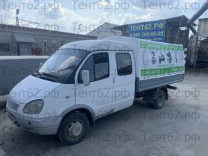Изготовление тента с рекламой на Газель